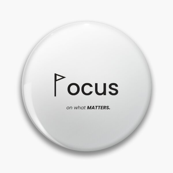 Item preview, Focus On What Matters Minimalist Typography Design designed and sold by VanSum.