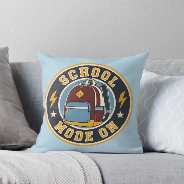 Item preview, School Mode On Retro Backpack Badge designed and sold by junkydotcom.