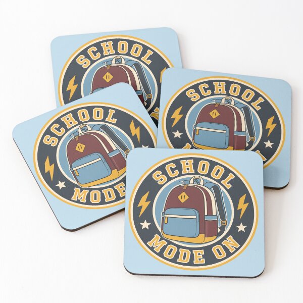 Item preview, School Mode On Retro Backpack Badge designed and sold by junkydotcom.