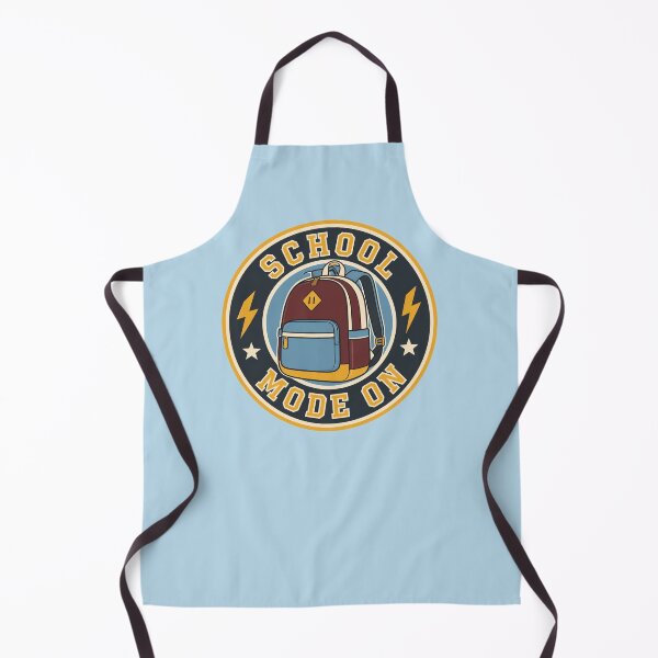 Item preview, School Mode On Retro Backpack Badge designed and sold by junkydotcom.