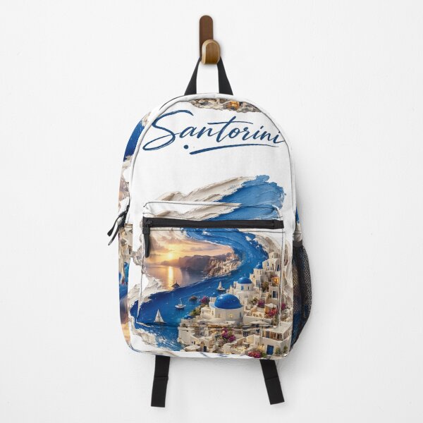 Item preview, Santorini Travel Mediterranean Decor Greek Island Wall Art designed and sold by 4U---Store.