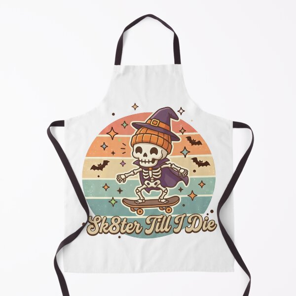 Item preview, Sk8ter Till I Die Funny Skeleton Skateboard Halloween designed and sold by DIRTYSKETCHH.