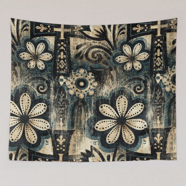 Item preview, Vintage Floral Parchment and Folk Art Texture designed and sold by Piotrek0001.