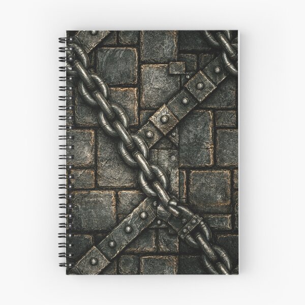 Item preview, Ancient Castle Stone Wall with Heavy Iron Chain designed and sold by Piotrek0001.