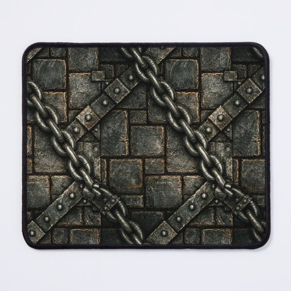 Item preview, Ancient Castle Stone Wall with Heavy Iron Chain designed and sold by Piotrek0001.