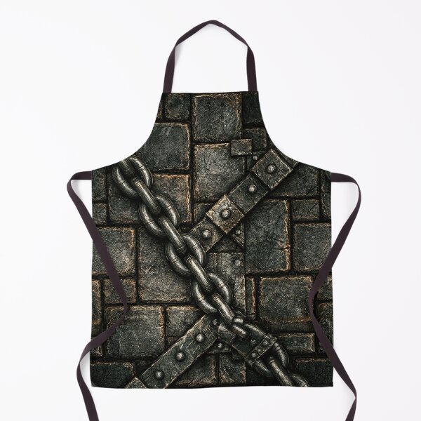 Item preview, Ancient Castle Stone Wall with Heavy Iron Chain designed and sold by Piotrek0001.