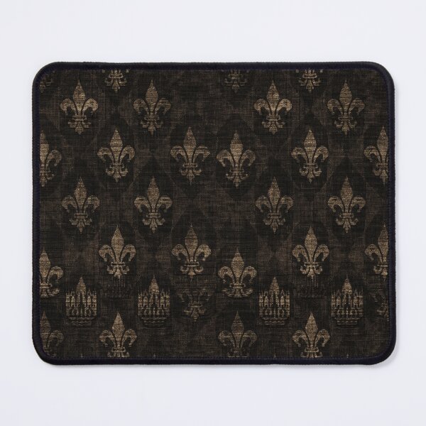 Item preview, Midnight Damask Pattern with Royal Fleur-de-Lis designed and sold by Piotrek0001.