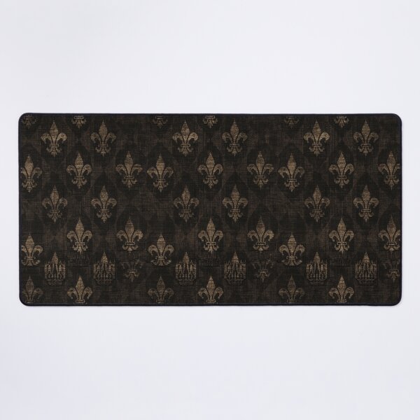 Item preview, Midnight Damask Pattern with Royal Fleur-de-Lis designed and sold by Piotrek0001.