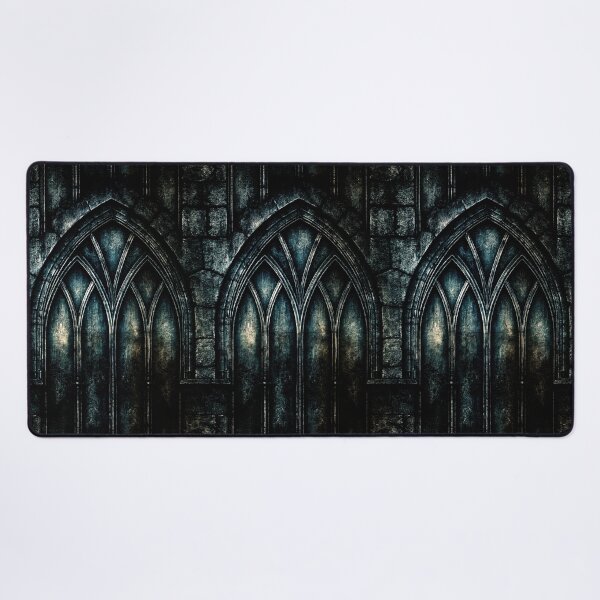 Item preview, Gothic Black and Teal Metal Gate Detail designed and sold by Piotrek0001.