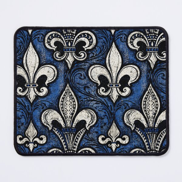 Item preview, Royal Blue Banner with White Fleur-de-Lis designed and sold by Piotrek0001.