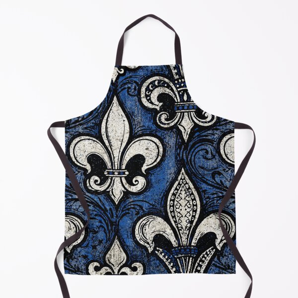 Item preview, Royal Blue Banner with White Fleur-de-Lis designed and sold by Piotrek0001.