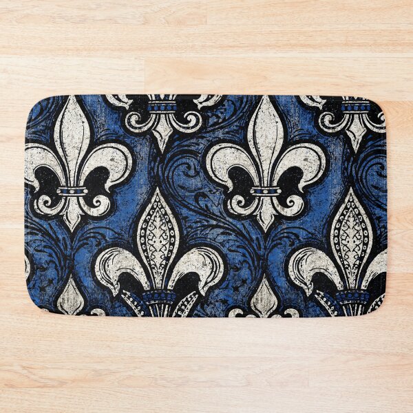 Item preview, Royal Blue Banner with White Fleur-de-Lis designed and sold by Piotrek0001.