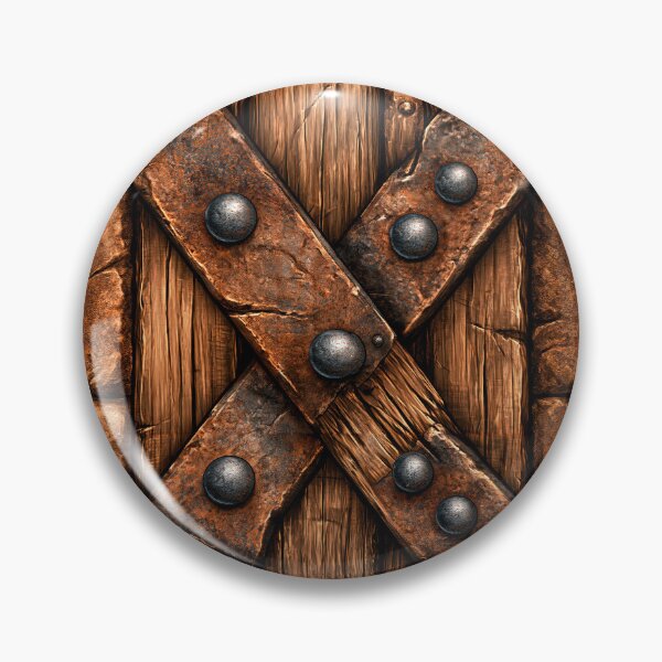 Item preview, Rusted Iron Rivets on Oak Medieval Door designed and sold by Piotrek0001.