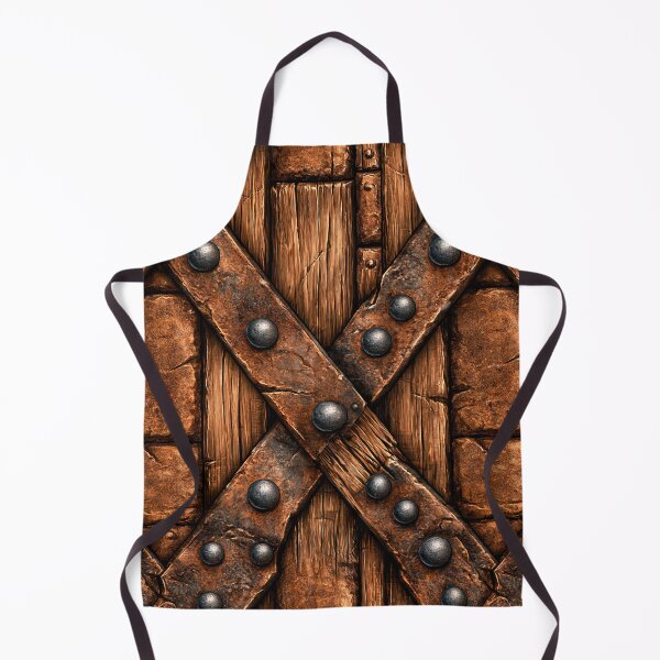 Item preview, Rusted Iron Rivets on Oak Medieval Door designed and sold by Piotrek0001.