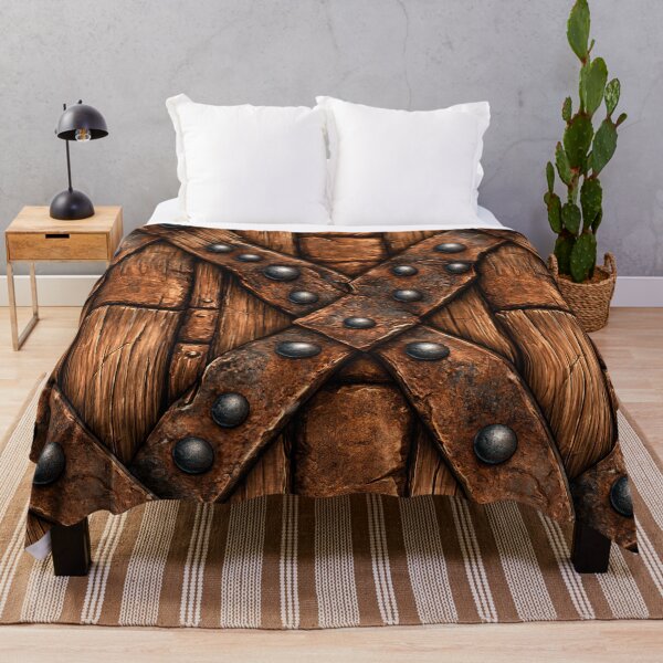 Item preview, Rusted Iron Rivets on Oak Medieval Door designed and sold by Piotrek0001.