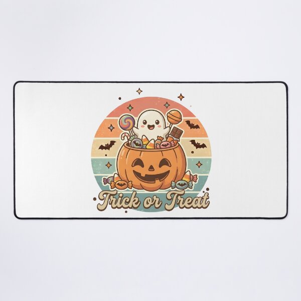 Item preview, Trick or Treat Cute Ghost Pumpkin Candy Halloween designed and sold by DIRTYSKETCHH.