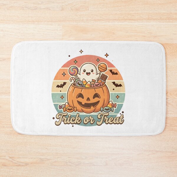 Item preview, Trick or Treat Cute Ghost Pumpkin Candy Halloween designed and sold by DIRTYSKETCHH.