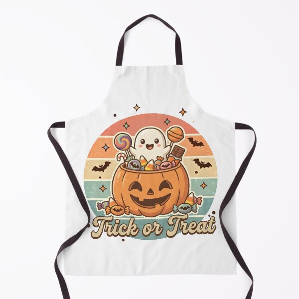 Item preview, Trick or Treat Cute Ghost Pumpkin Candy Halloween designed and sold by DIRTYSKETCHH.