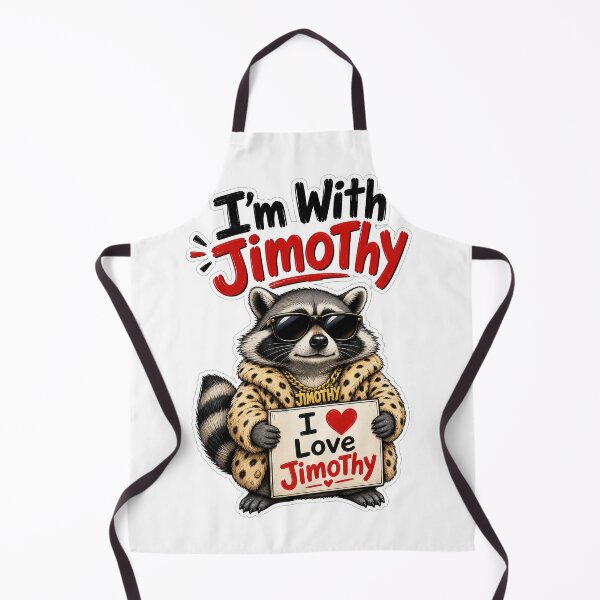 Item preview, I'm With Jimothy Raccoon I Love Jimothy Meme designed and sold by GraphixKing999.