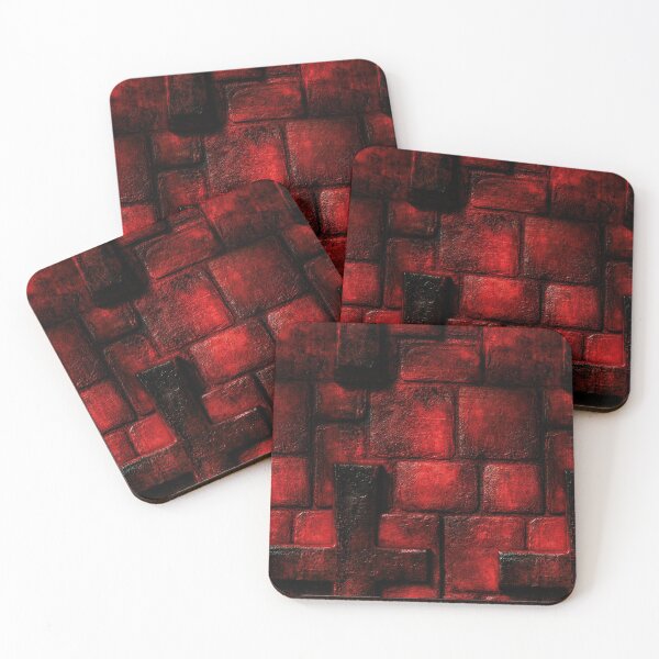 Item preview, Dark Red Brickwork of a Fortress Wall designed and sold by Piotrek0001.