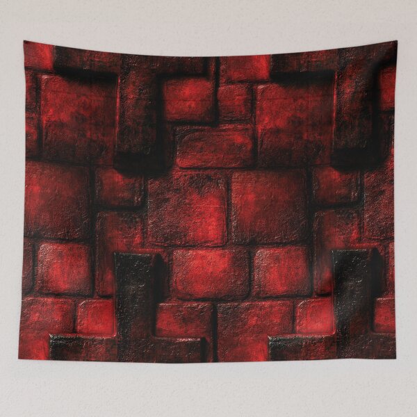 Item preview, Dark Red Brickwork of a Fortress Wall designed and sold by Piotrek0001.