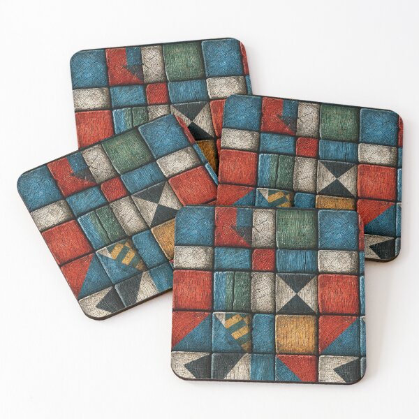 Item preview, Multi-Colored Medieval Checkered Banner Pattern designed and sold by Piotrek0001.