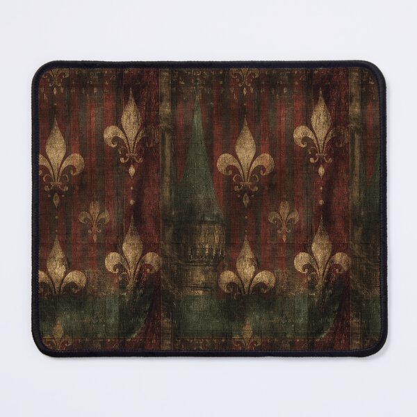 Item preview, Deep Red Tapestry with Large Fleur-de-Lis designed and sold by Piotrek0001.