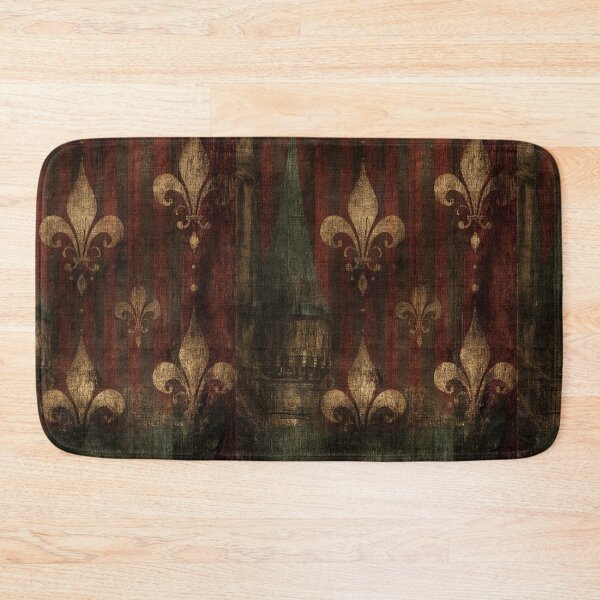 Item preview, Deep Red Tapestry with Large Fleur-de-Lis designed and sold by Piotrek0001.