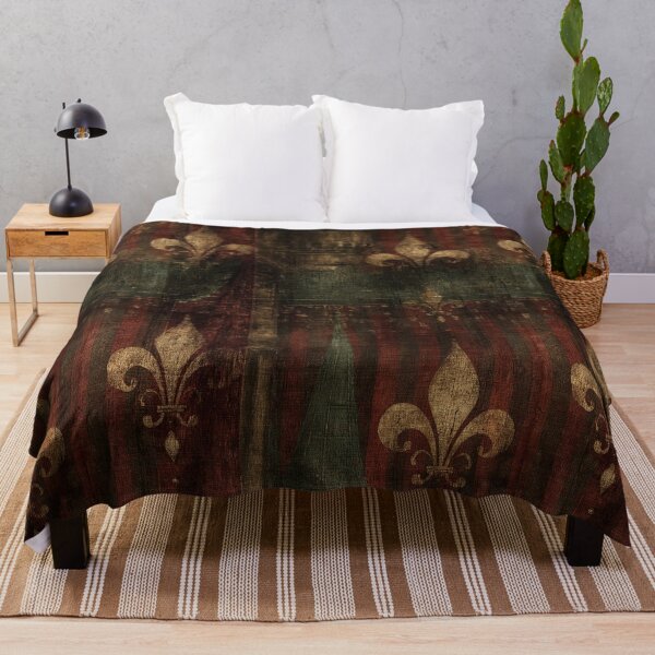 Item preview, Deep Red Tapestry with Large Fleur-de-Lis designed and sold by Piotrek0001.