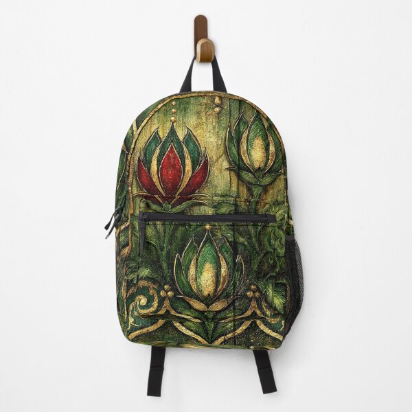 Item preview, Green and Gold Floral Medieval Tapestry designed and sold by Piotrek0001.