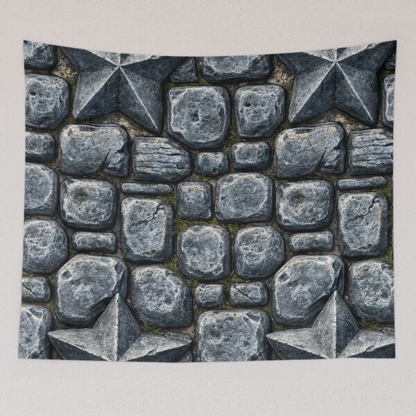 Item preview, Rough Blue-Grey Stone Masonry Castle Wall designed and sold by Piotrek0001.