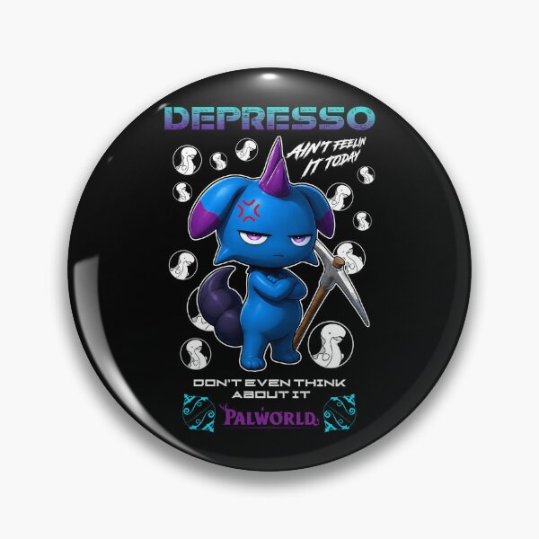 Item preview, Depresso / He's Just Like Me For Real / Palworld FANART designed and sold by DarrenAshenOne.