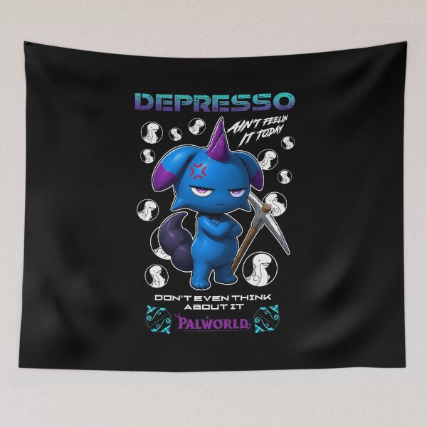 Item preview, Depresso / He's Just Like Me For Real / Palworld FANART designed and sold by DarrenAshenOne.