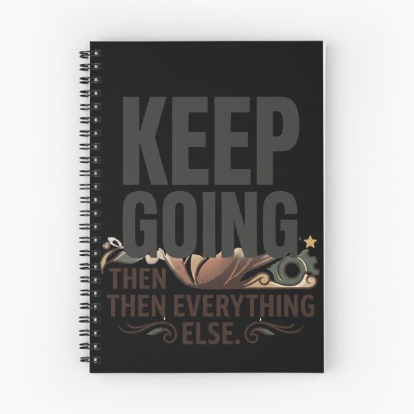 Item preview, Keep Going Motivational Coffee Quote designed and sold by Origamoart.