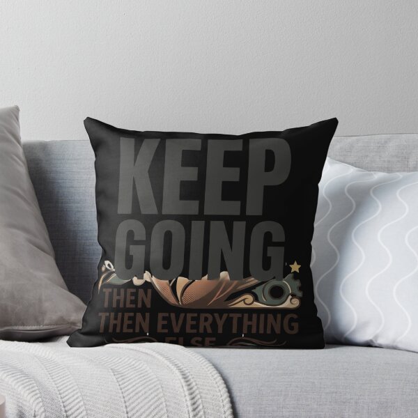 Item preview, Keep Going Motivational Coffee Quote designed and sold by Origamoart.