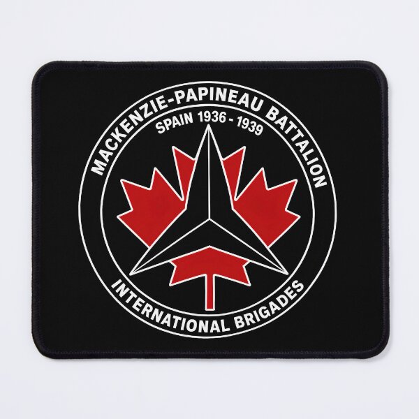 Item preview, Mackenzie Papineau Battalion International Brigades Antifascist Emblem Print designed and sold by PinUpPizzazz.
