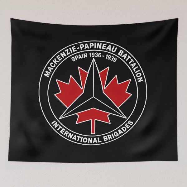 Item preview, Mackenzie Papineau Battalion International Brigades Antifascist Emblem Print designed and sold by PinUpPizzazz.