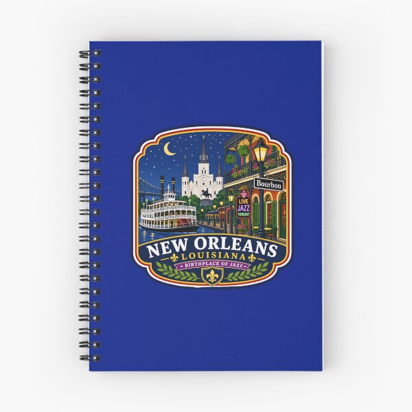 Item preview, New Orleans, Louisiana - French Quarter Jazz and Steamboat designed and sold by Myra365Art.