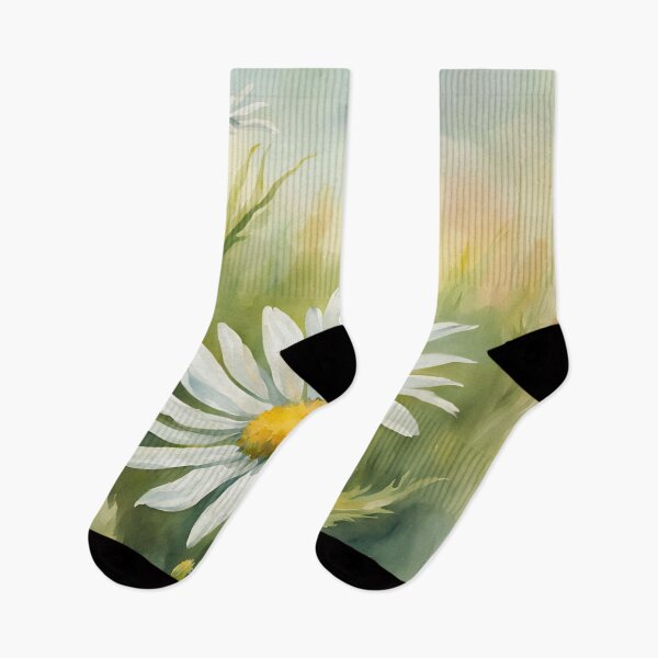 Item preview, Daisy in a Field Watercolour  designed and sold by SerenebySL.