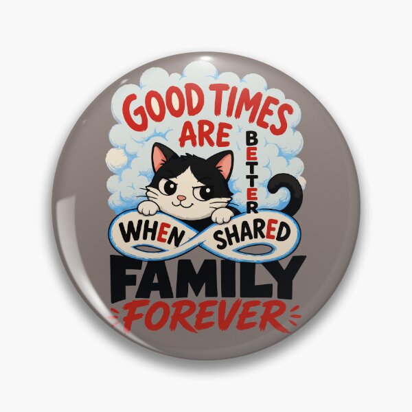 Item preview, Cute Cat Family Forever Art Print designed and sold by Nadiename.