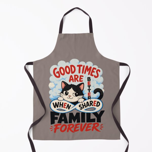 Item preview, Cute Cat Family Forever Art Print designed and sold by Nadiename.