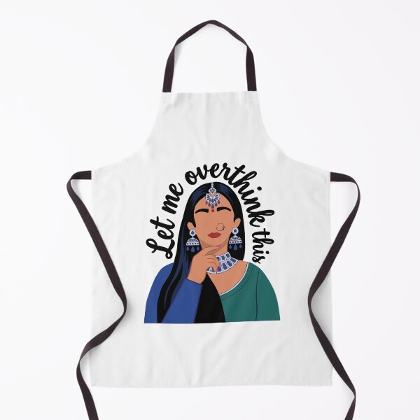Item preview, Let me overthink this Desi Girl Funny Quote Slogan designed and sold by alltheprints.