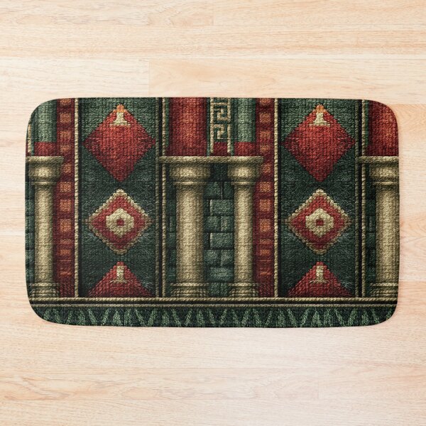Item preview, Imperial Red and Green Vertical Tapestry Art designed and sold by Piotrek0001.