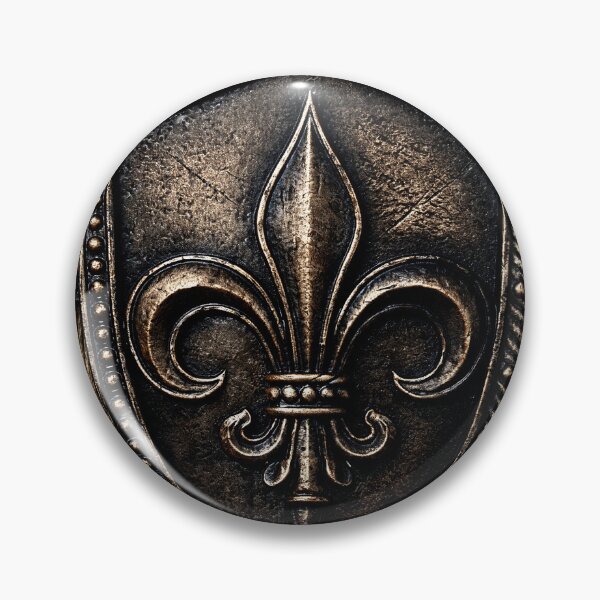 Item preview, Dark Bronze Metal Relief with Knightly Symbols designed and sold by Piotrek0001.
