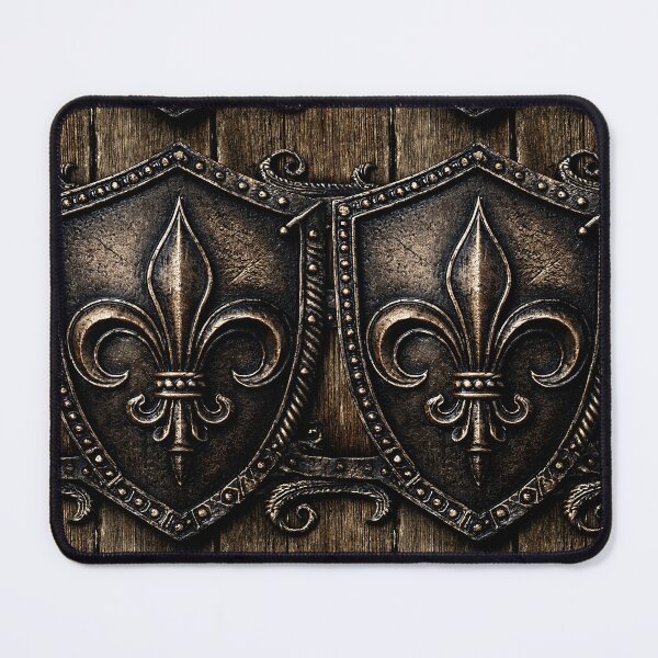 Item preview, Dark Bronze Metal Relief with Knightly Symbols designed and sold by Piotrek0001.