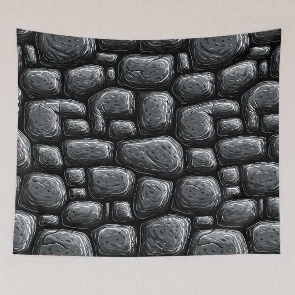 Item preview, Classic Grey Cobblestone Masonry Texture designed and sold by Piotrek0001.