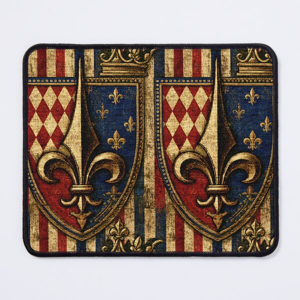 Item preview, Royal Heraldic Shield with Blue and Gold Crest designed and sold by Piotrek0001.