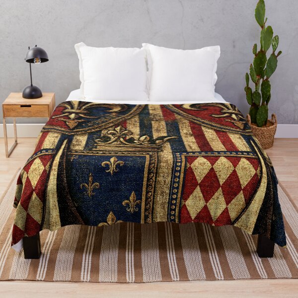 Item preview, Royal Heraldic Shield with Blue and Gold Crest designed and sold by Piotrek0001.