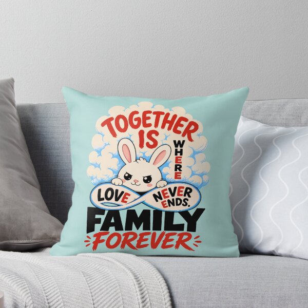 Item preview, Cute Bunny Love Forever Art Print designed and sold by Nadiename.