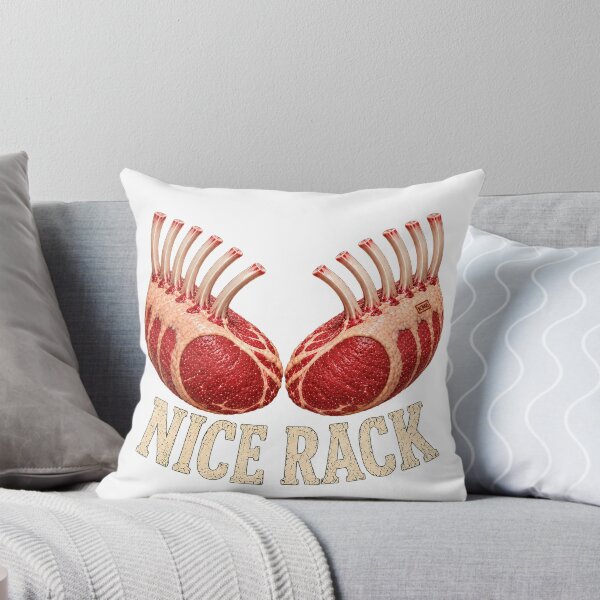 Item preview, Nice Rack – Funny Rack of Lamb BBQ Meat Pun | Butcher & Food Humor designed and sold by KissMy6 Industries.